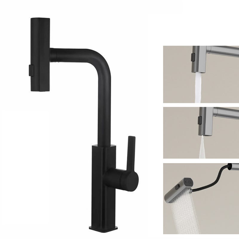 Robinet de Cuisine Noir Tactile en Acier Inoxydable avec ... - Homary Robinet de Cuisine Noir Tactile en Acier Inoxydable avec ... - Homary