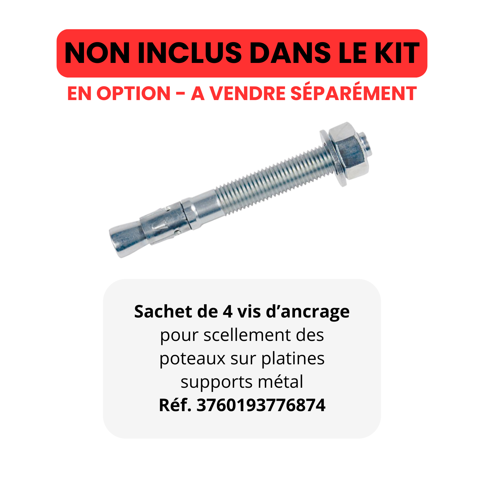 Kit complet clôture aluminium - 3 panneaux complets - 6 x 1 m - Prêt à poser - Anthracite - 8