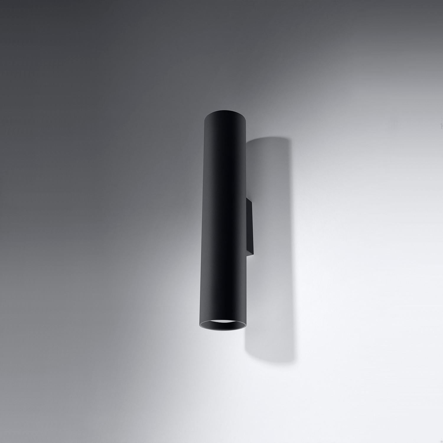 Kinkiet ścienny Lagos czarny 2xGU10x40W wym: 30 x 8 x 8 cm metal IP20 Sollux Lighting