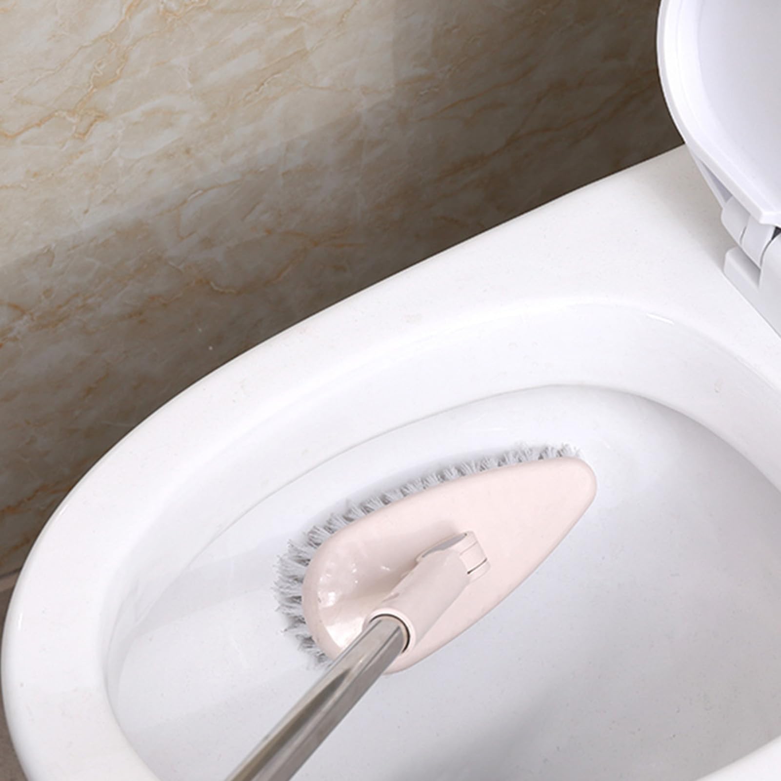 Brosse de sol à poteau pliant, brosse de nettoyage multifonctionnelle en plastique à Long manche pour la cuisine et la sall - 7