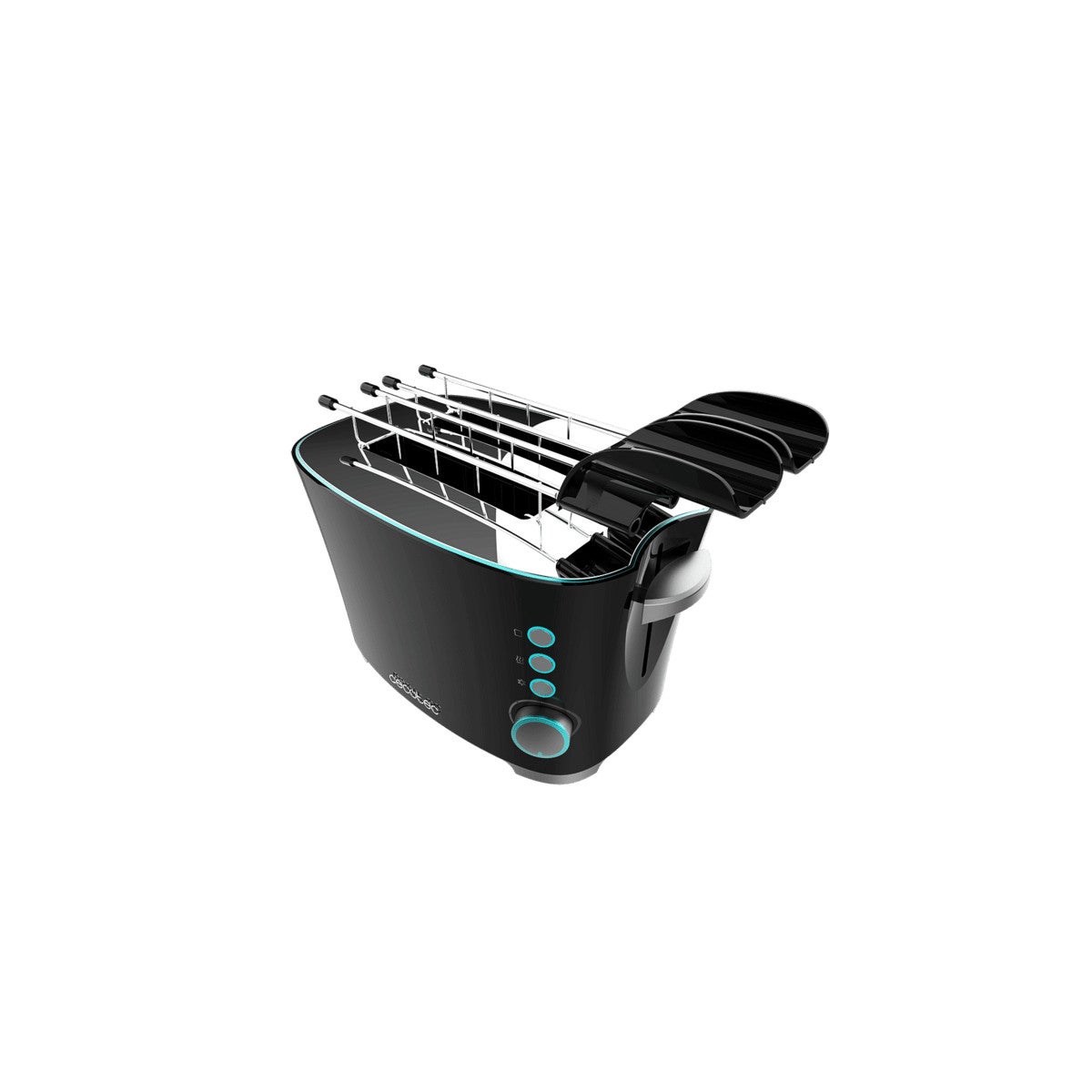 Cecotec 02184 Tostadora 7 2 Rebanada(S) 650 W Acero Inoxidable Negro Acero Inoxidable, Leroy Merlin