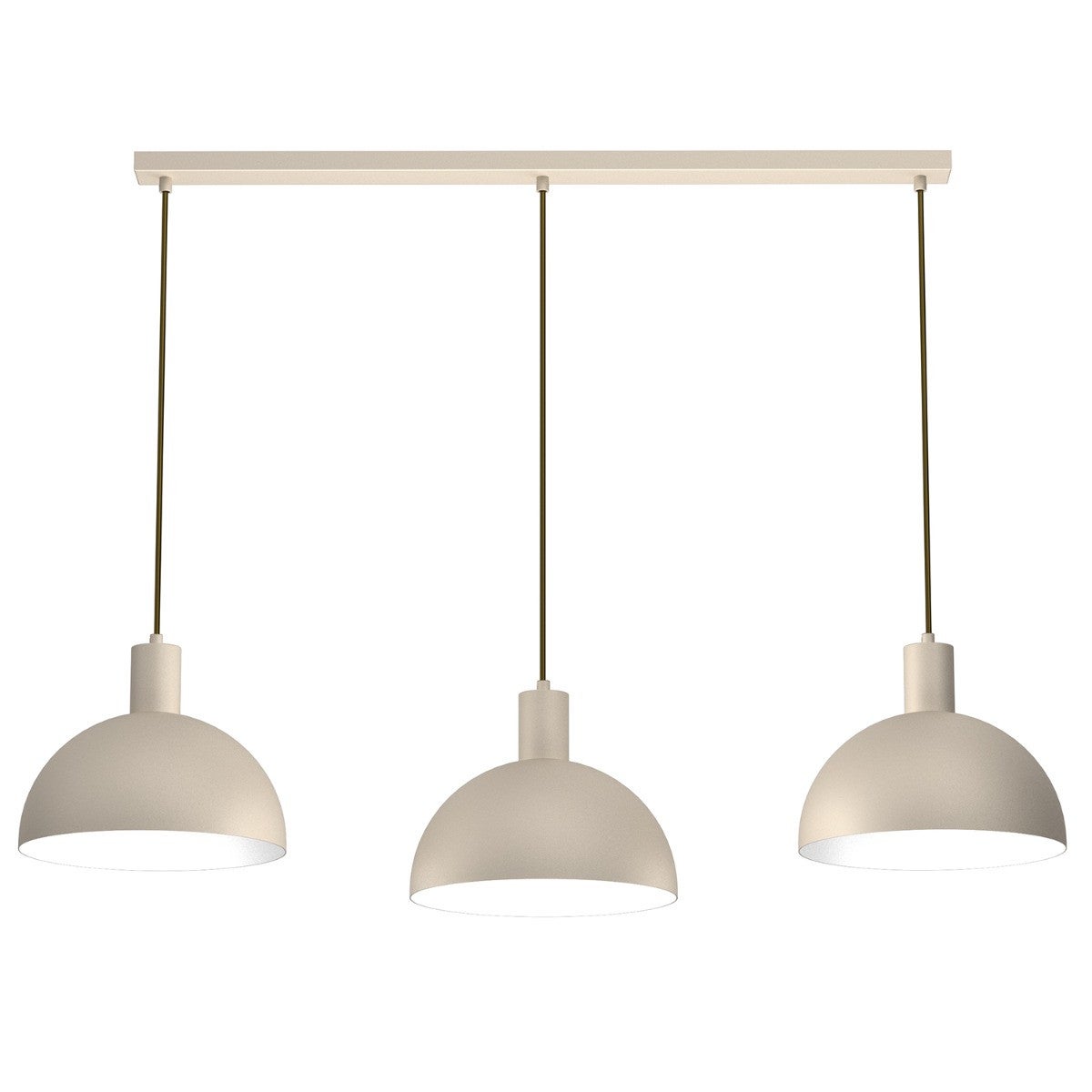 Lampa wisząca Handa kremowo-złota 3xE27x15W wym: 110 x 114 x 29 cm metal Luminex