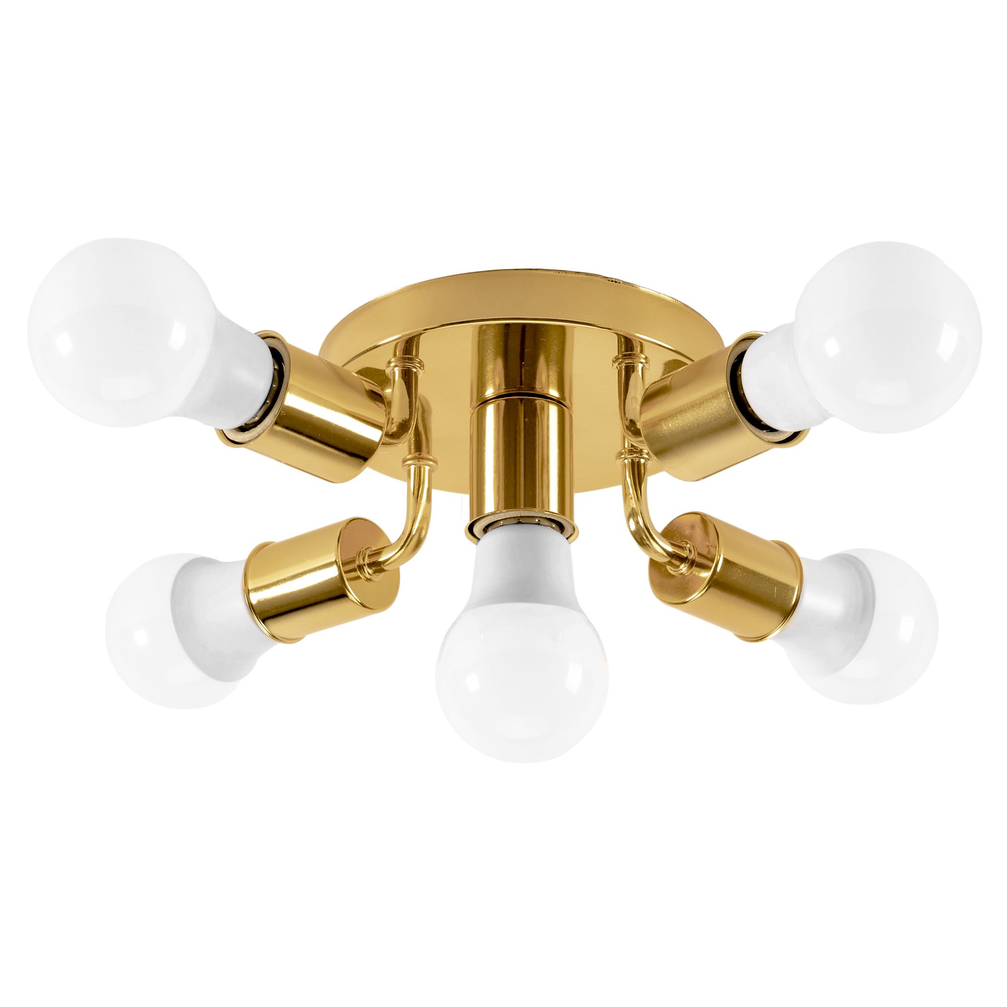 Lampa Sufitowa Reglektor Toolight App708-5C Złoty