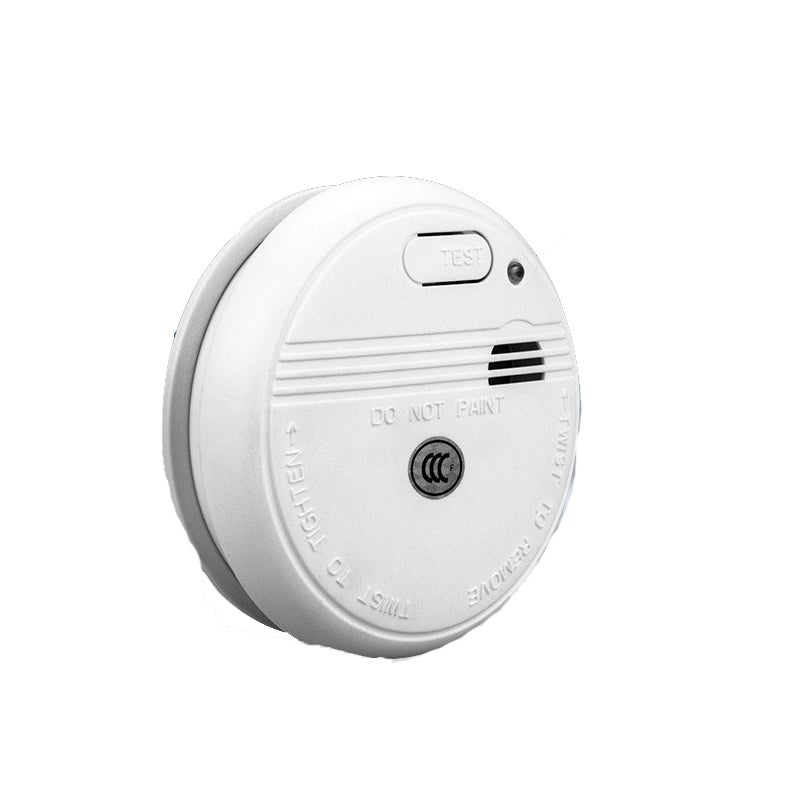 Standardowy niezależny czujnik dymu, niezależny czujnik dymu, alarm pożarowy, biały, 102 × 36 mm
