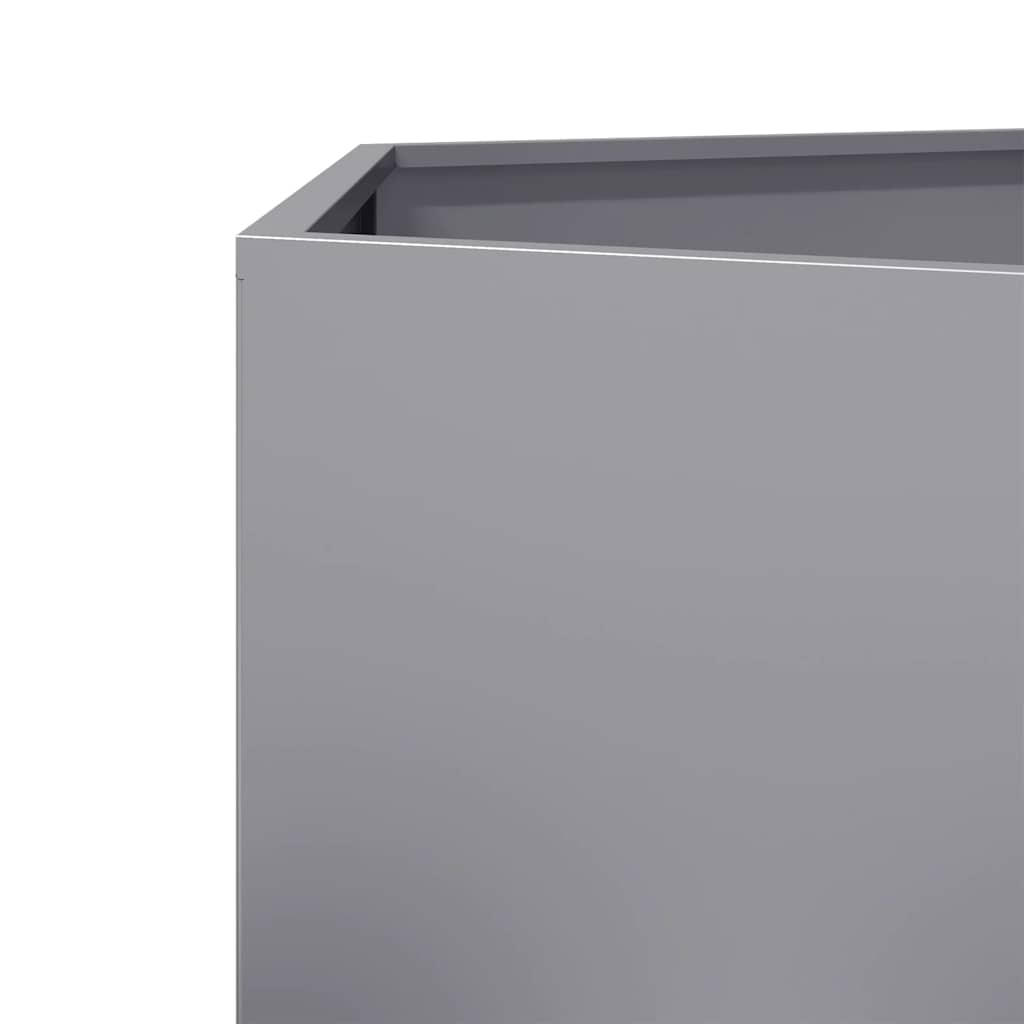 Maison Exclusive - Jardinera hexagonal acero inoxidable 46x40x45 cm - 7