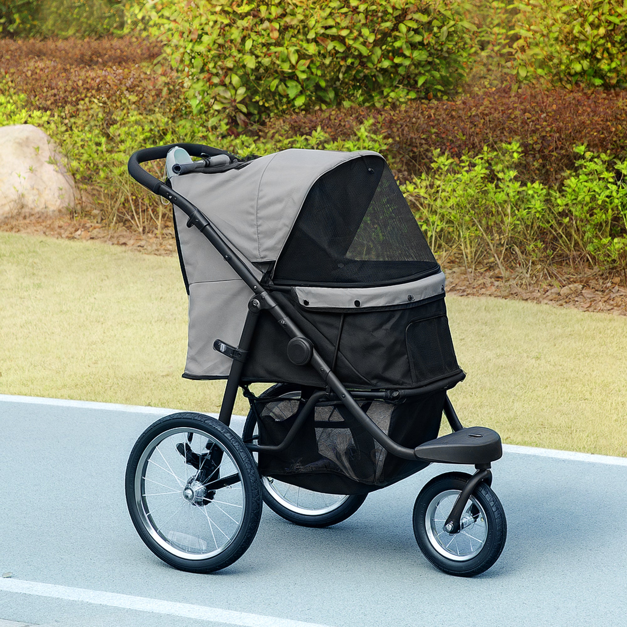 Bébé Tricycle Double Pour Jumeaux Poussette Canne Double Tricycle