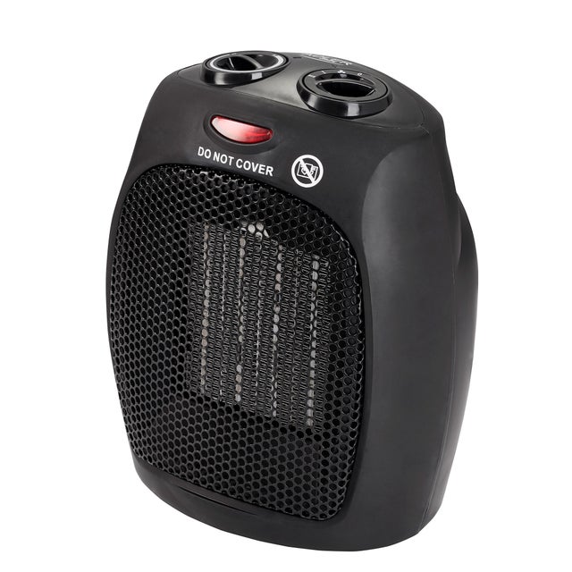 Chauffage Céramique Portable PTC, 2 Niveaux de Puissance, Thermostat,Froid/Chaud Adler Noir 1500 AD 7702