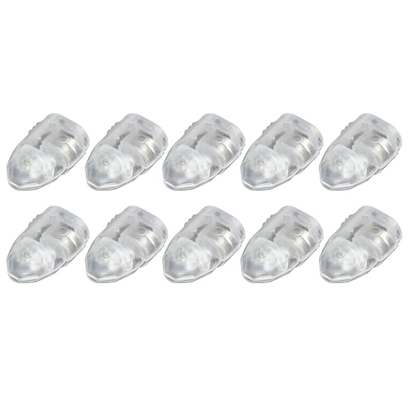 10 LED Rouges Clignotantes HO + 10 Résistances - Pour Modélisme Ferroviaire - Neuf