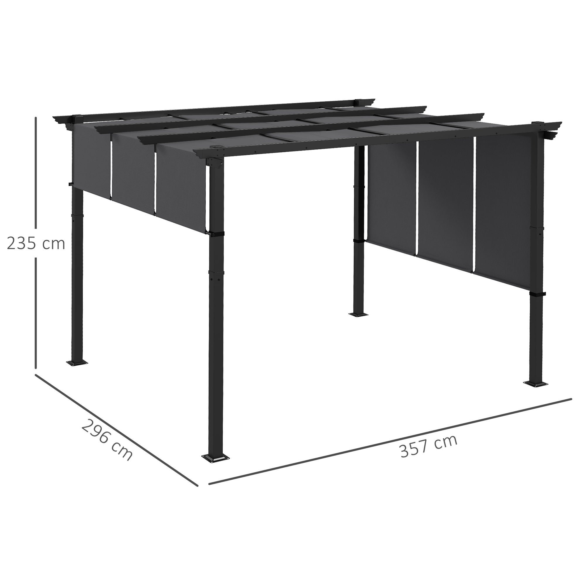 Pergola Acier Outsunny - 3