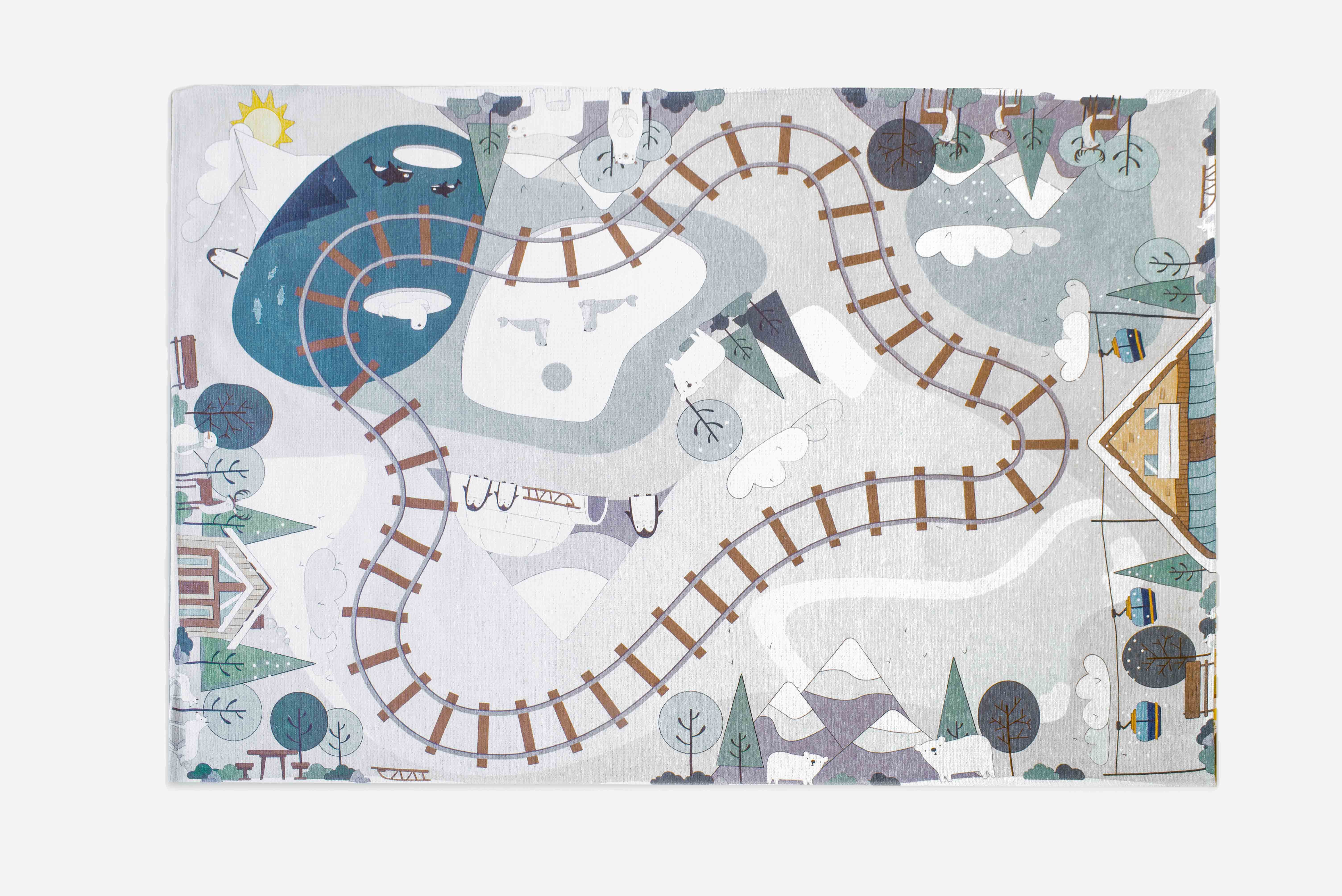 Déco De Noël Tapis De Neige Blanc Pailleté En Rouleau De 0.30 X 3