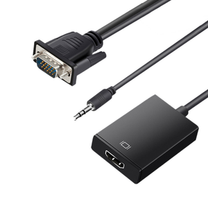Adattatore HDMI-VGA Vention da 0,15 m con audio, micro-USB e risoluzione Full HD 60 Hz