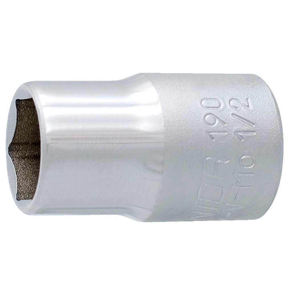 Douille à choc longue carré de 1/2 6 pans MILWAUKEE 4932480333 de 15 m/m
