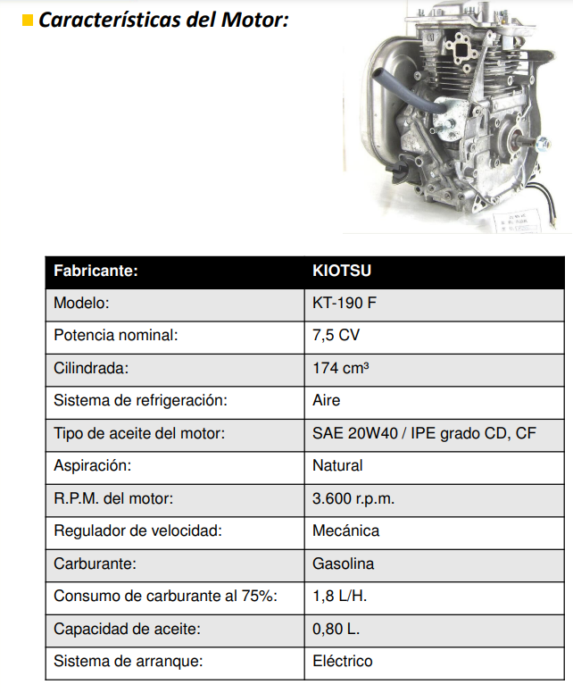 Générateur à essence à onduleur Ayerbe 6000 - 4