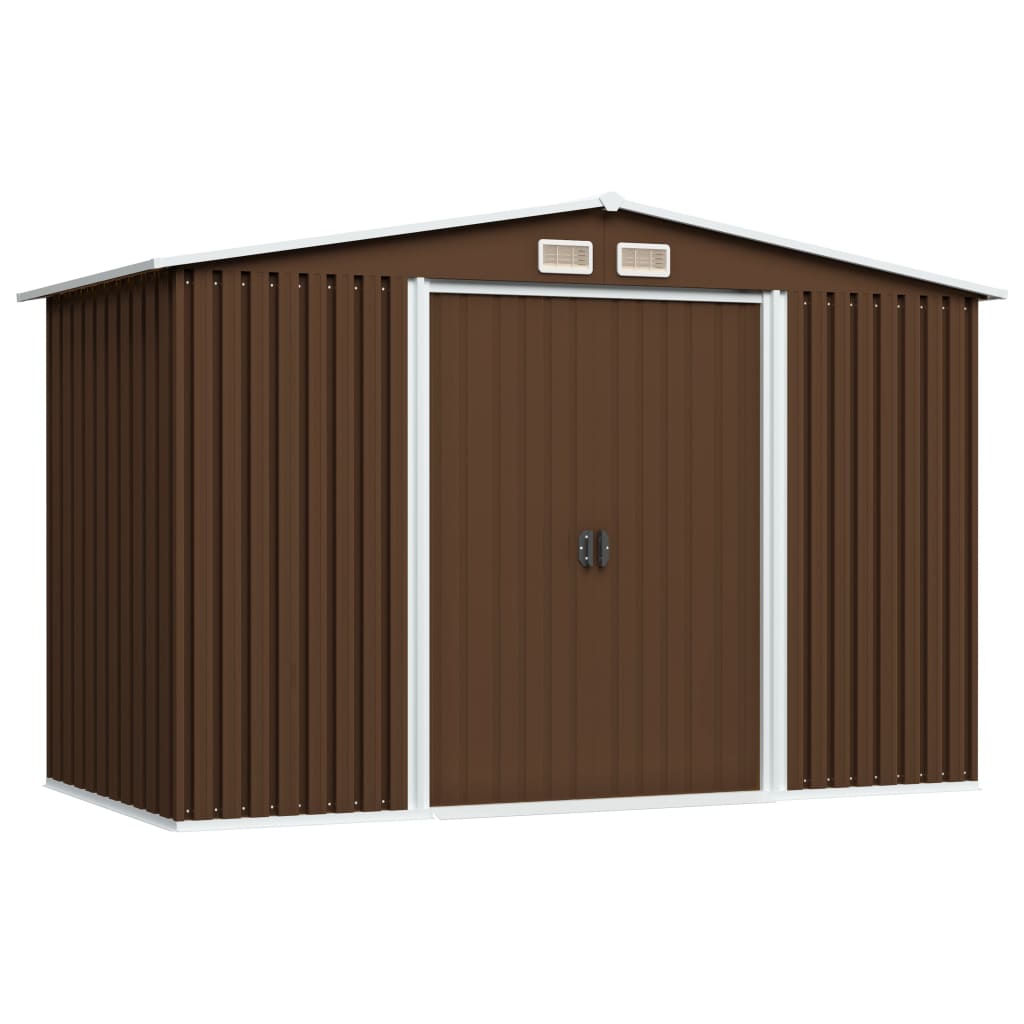 🏕️ Cobertizo De Almacenamiento Exterior Meitola (Solo Cubierta) 8' X 6' – Impermeable Gris, Marrón O Negro