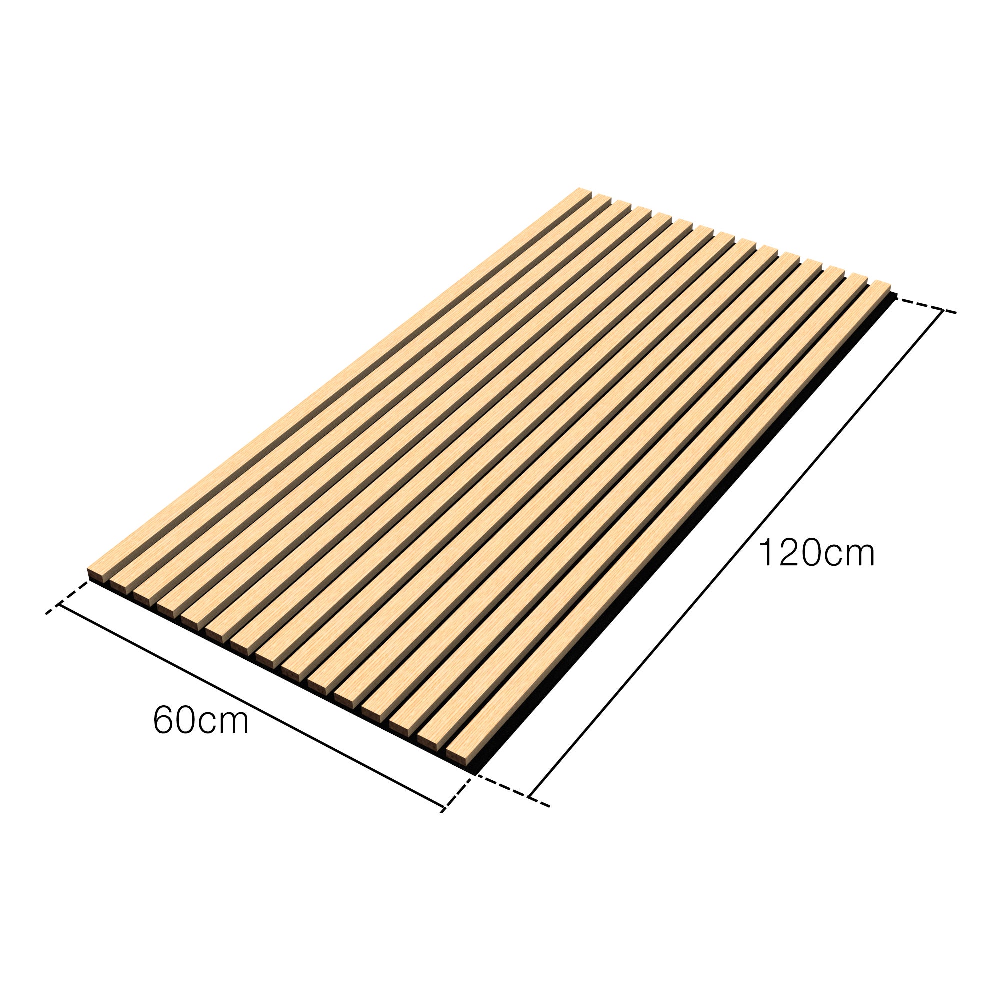 Panneaux acoustiques Vang lot de 4 panneaux effet chêne NEU.HOLZ - 4