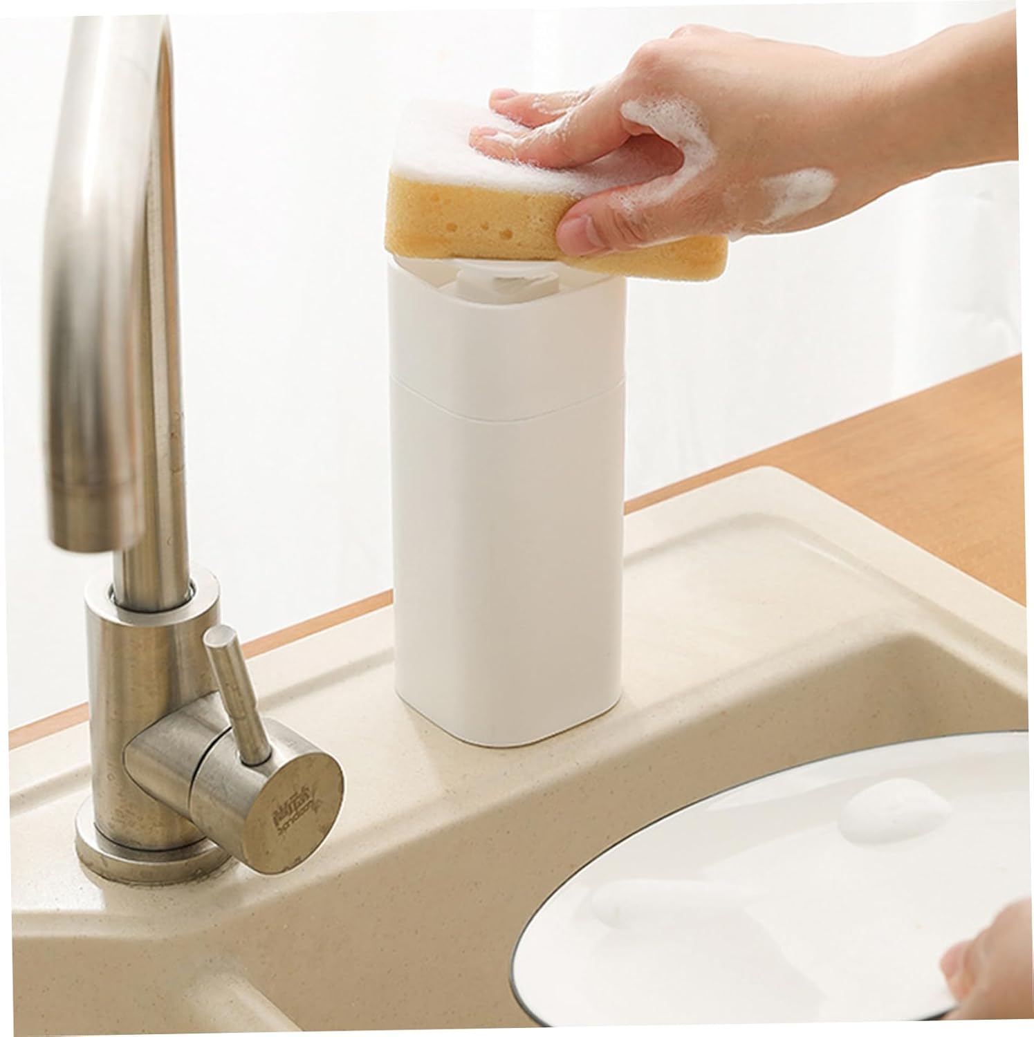 Distributeur de savon à pousser pour distributeur de liquide, distributeur de savon, pompe vide, distributeur de cosmétiques, bouteille de liquide - 5
