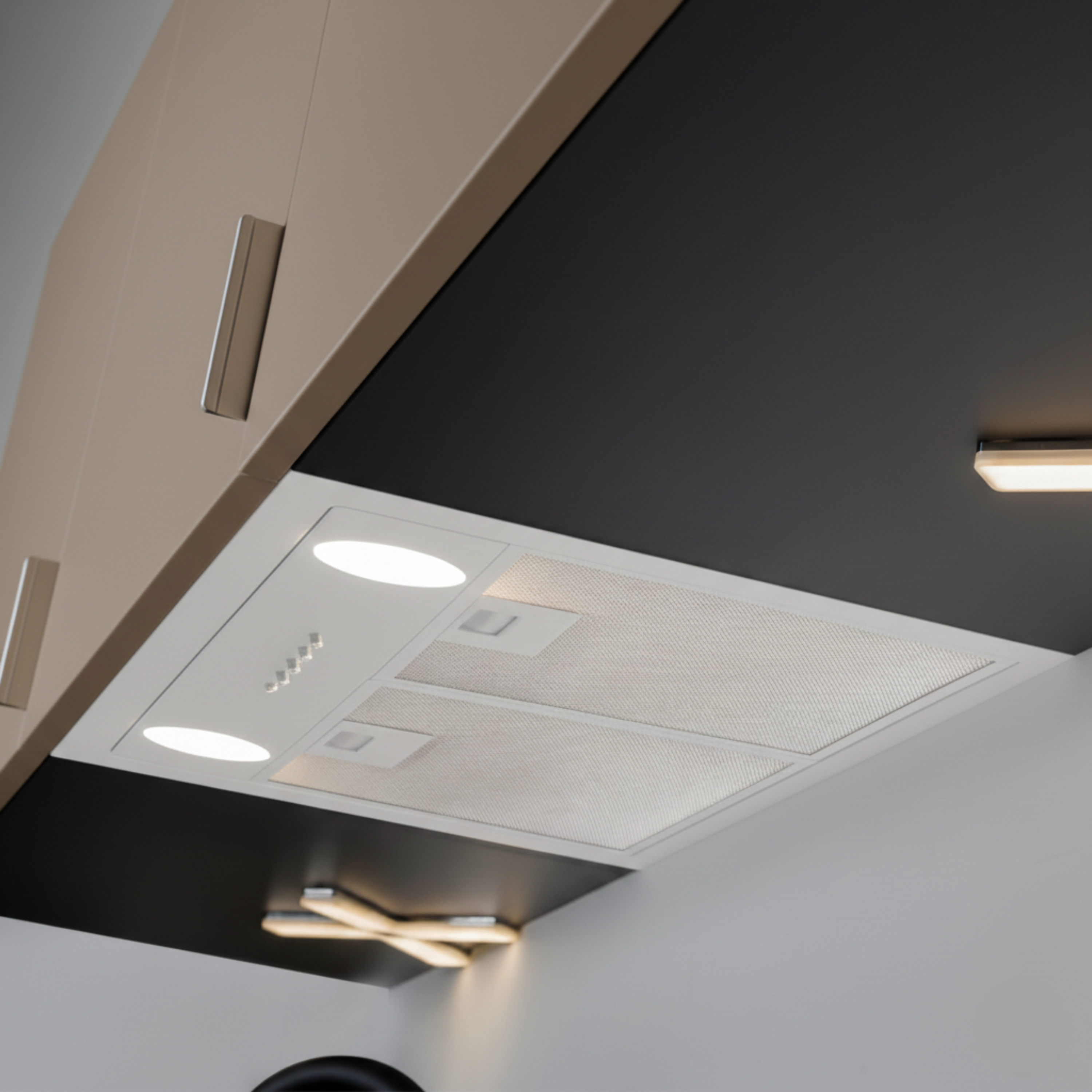 Hotte cuisine Silverline encastrable ALPHA blanc 53 cm - 2