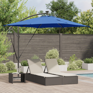 Parasol Déporté Inclinable 3x3M, Parasol De Jardin Extérieur Pliable, Base Croisée Rotatif à 360°, Protection UV, (Beige, Carré) | Leroy Merlin
