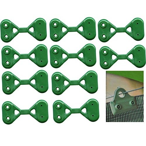50 Ganci A Clip In PVC Verde Per Reti Ombreggianti – PAPILLON Premium - Foto 4