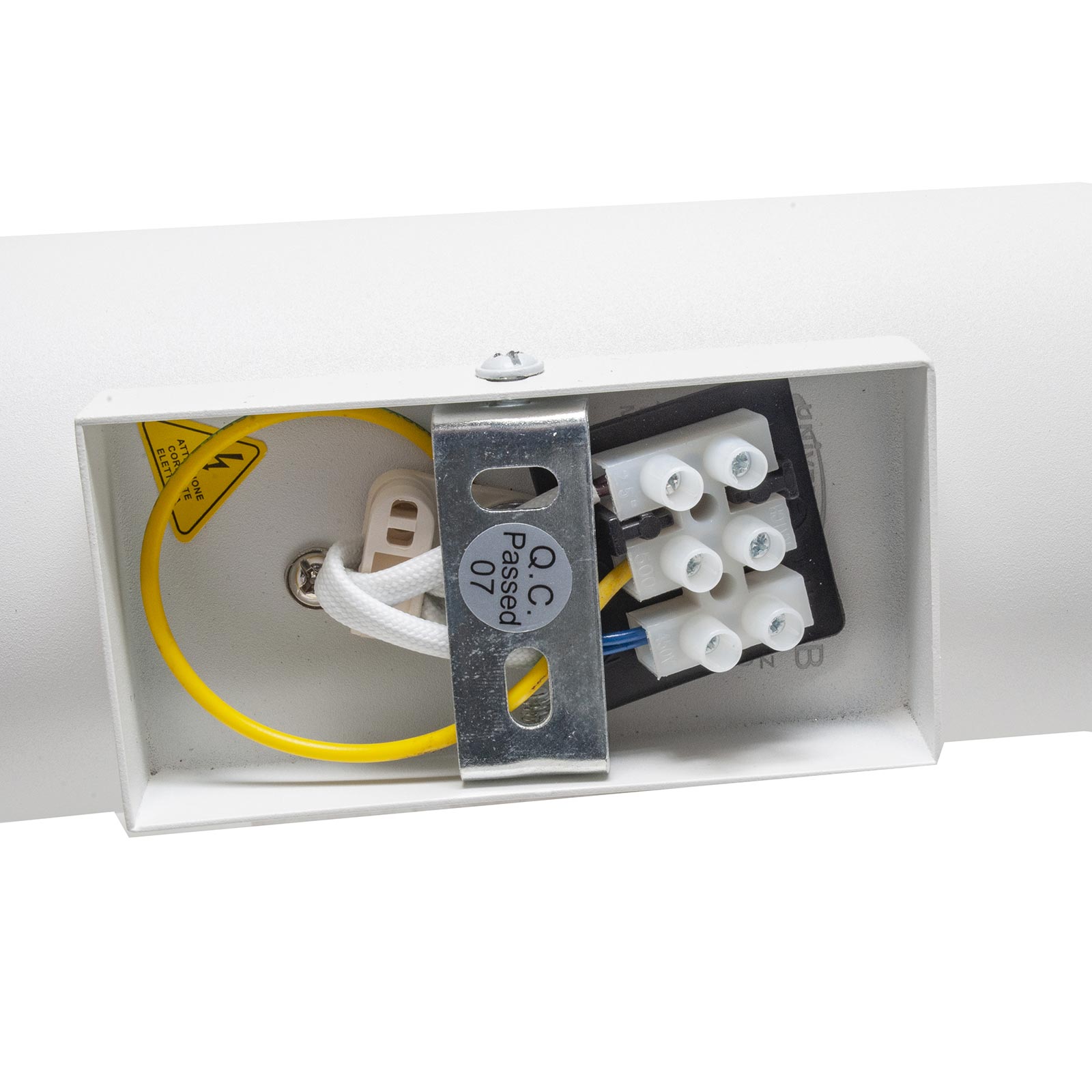 Aplique de pared con portalámparas G9, moderna lámpara de pared de doble haz, luz de entrada para pasillo, color BLANCO - 4