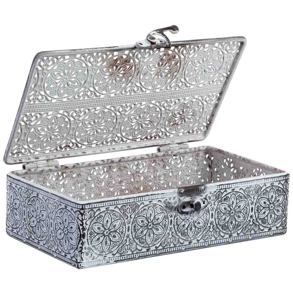 Boîte décorative en métal 21 x 13 x 6h cm | Leroy Merlin