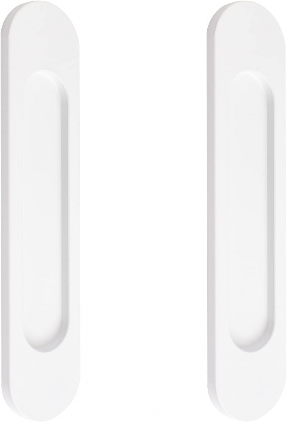 Klamka - stop aluminium - do drzwi przesuwnych, okien -2 sztuki - 15 cm - białe