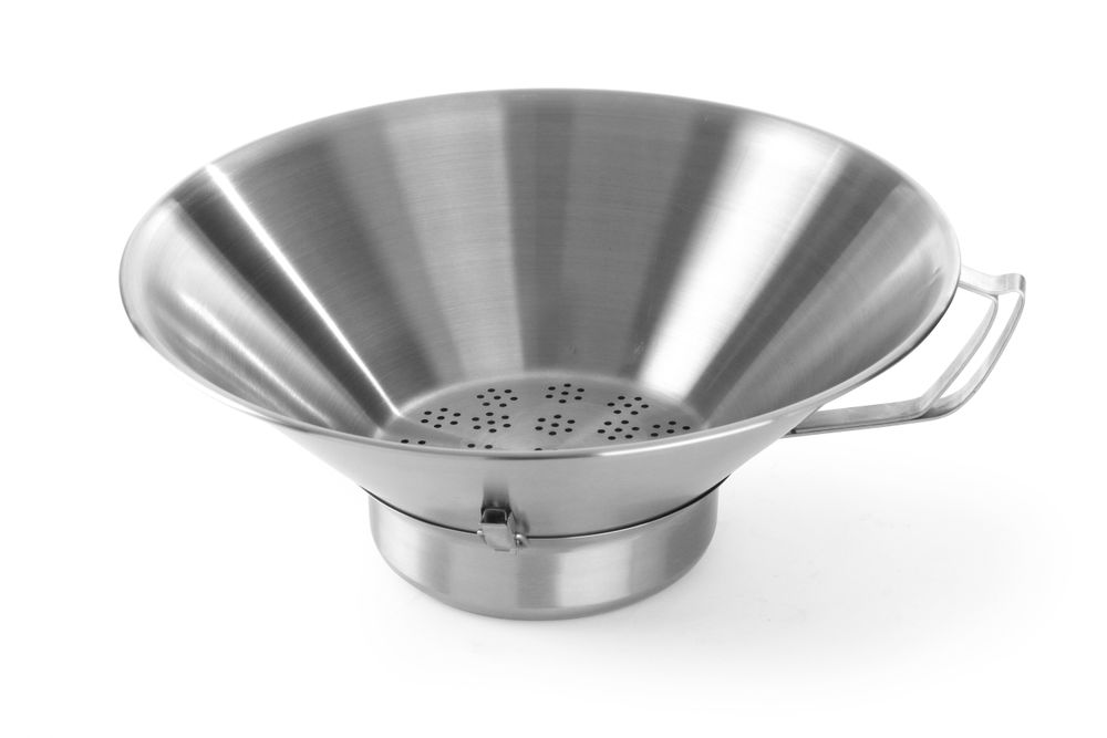 Hendi Colador De Acero Inoxidable Para Salar Patatas Fritas, 630808 Acero Inoxidable, Leroy Merlin