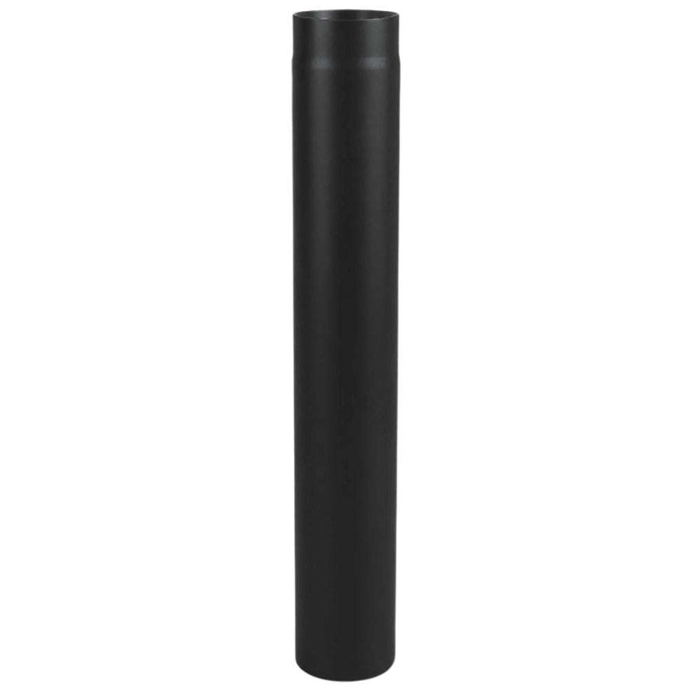 Élément droit 100 cm émaillé noir mat Ø150 Edilinox - 2