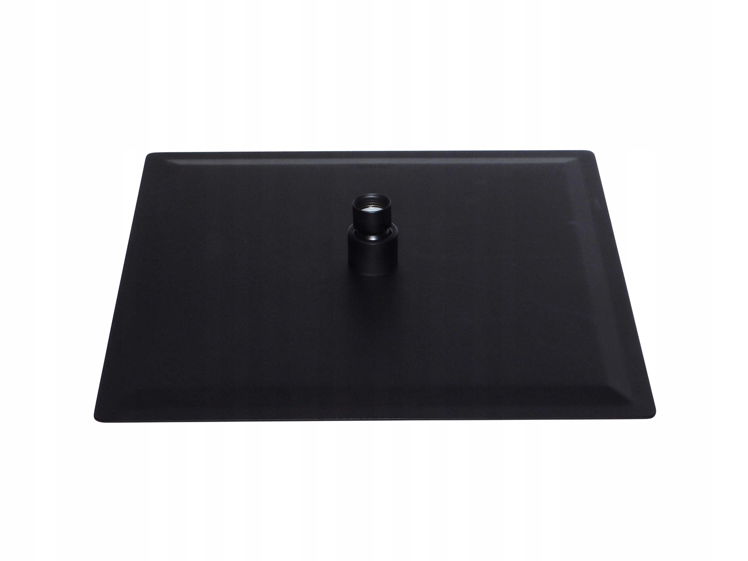 Zestaw prysznicowy podtynkowy termostatyczny Estiva Digo Black 25 deszczownica 25x25 cm czarny mat 1 szt - 4