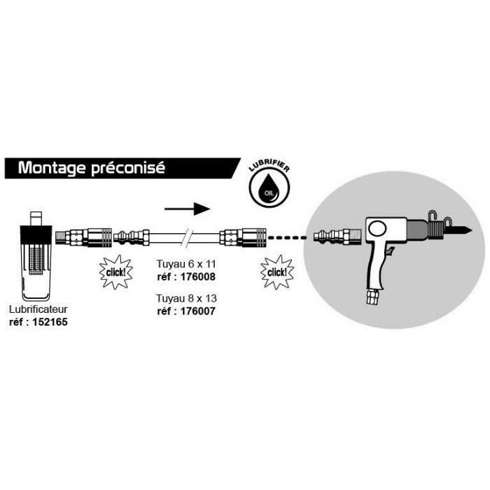 MECAFER Marteau burin pneumatique 150mm - 3