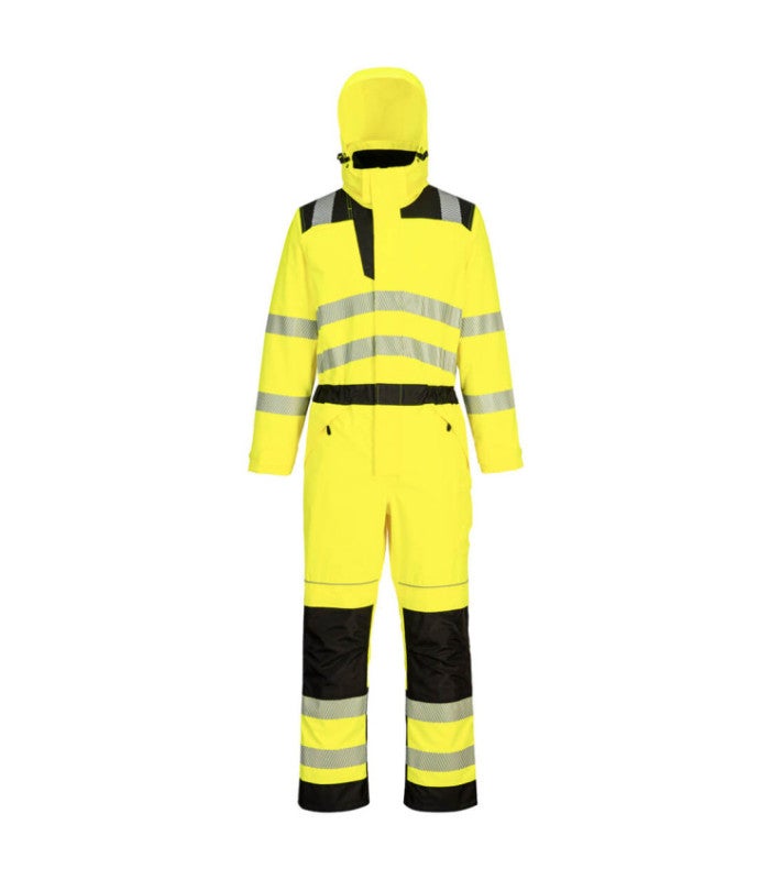 Portwest H443 – Veste De Pluie Hi-Vis Bicolore Jaune/Noir – Taille XXL – Certifiée EN ISO 20471 Classe 3