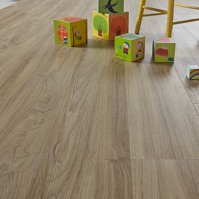 CONTESSE - Lame PVC adhésive - DRYBACK - LAME ADHESIVE BRUSSELS OAK LIMED - Ep. 2 mm - bois naturel