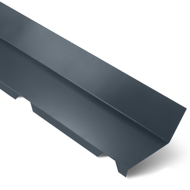 Faîtière Crantée Contre Mur 2100 mm ELDA Gris Anthracite RAL 7016