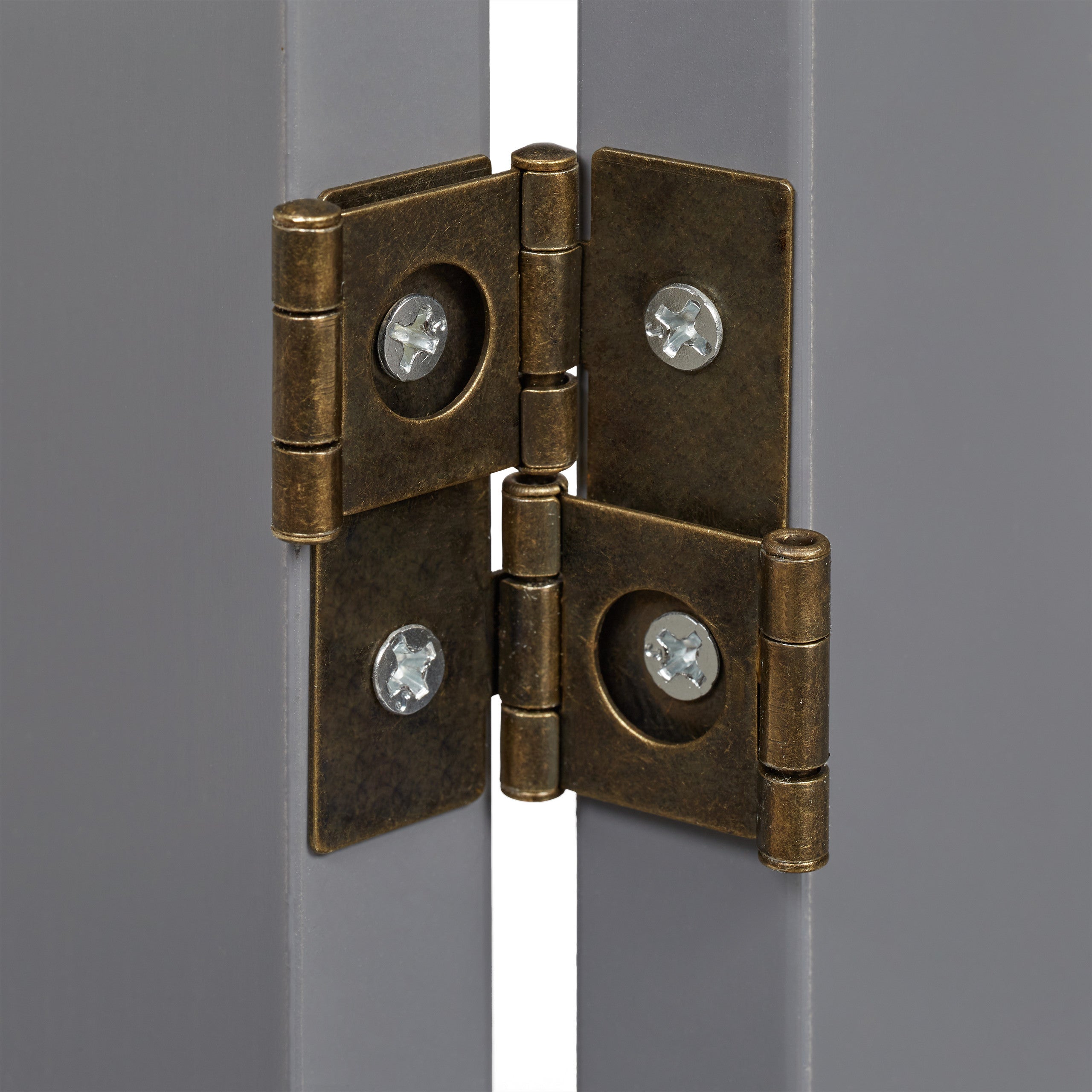 Barrière de sécurité pour chiens à 4 panneaux, pliable et autoportante, 92 x 207 cm, avec pieds, MDF gris, Relaxdays - 6