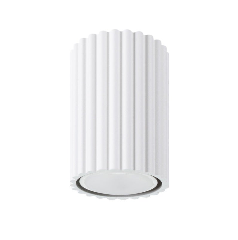 Reflektor sufitowy spot natynkowy Karbon okrągły biały 1xGU10x10W wym: 10 x 6,5 x 6,5 cm aluminium Sollux Lighting
