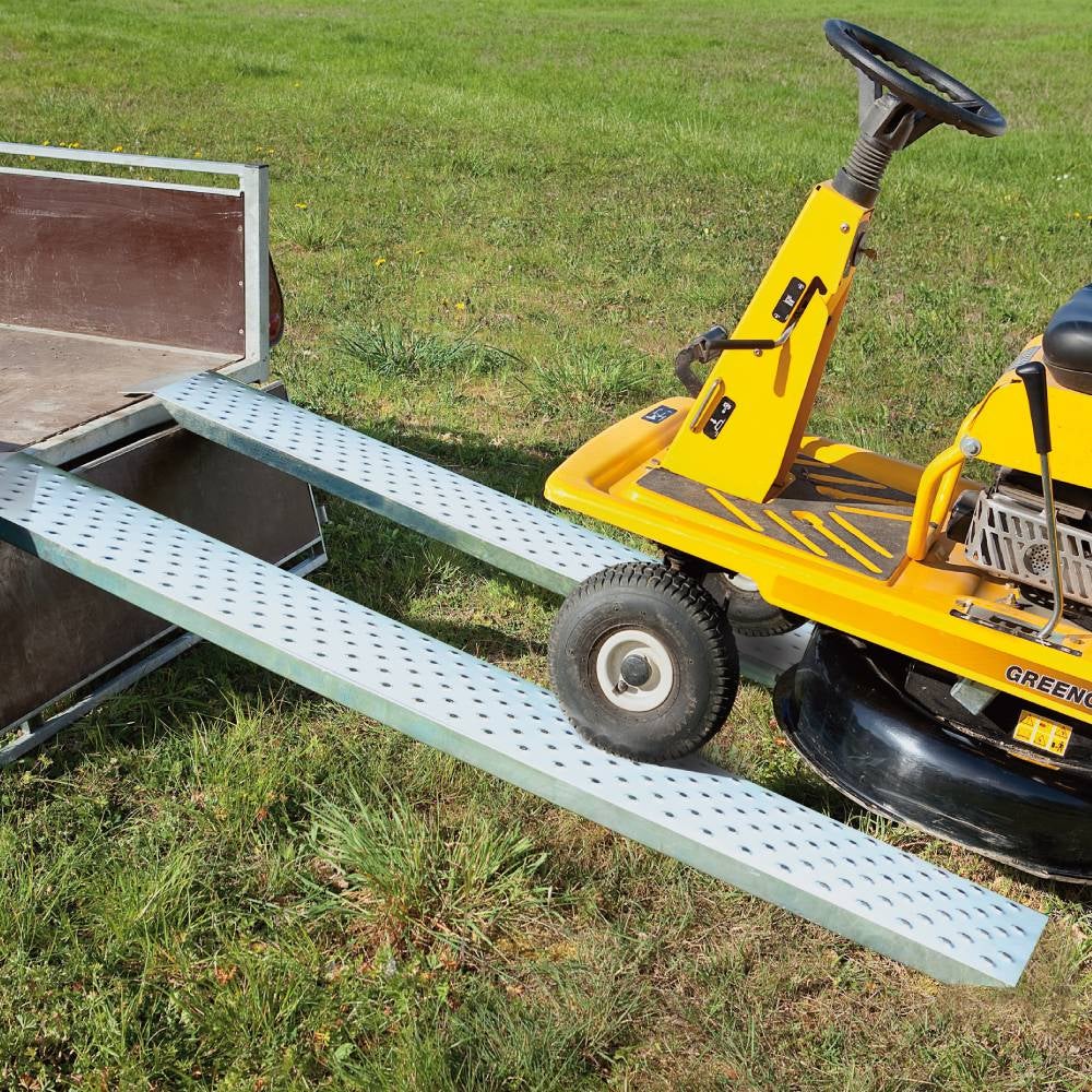 Rampe de chargement X2 en acier - 22,5 x 160 cm - Capacité 200 kg par rampe - 3