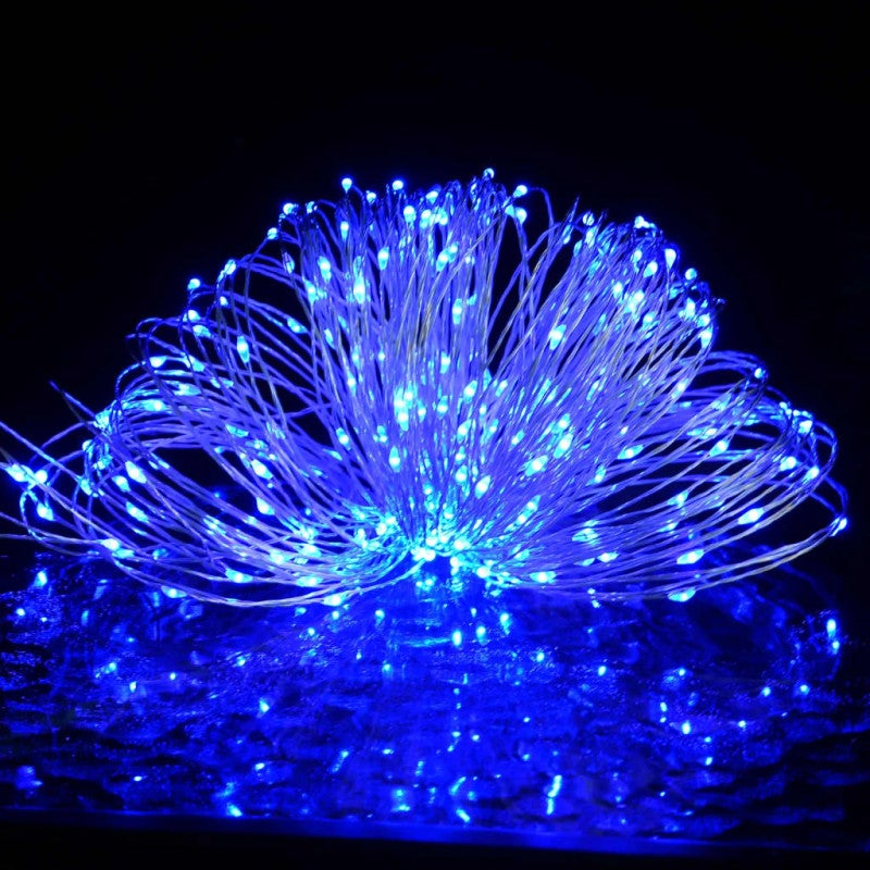 Guirlande lumineuse micro LED 40m 400 LED bleu 8 fonctions - 3