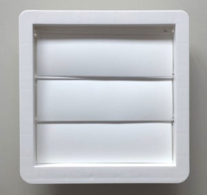 GRIGLIA ARIA AREATORE AREAZIONE AEREAZIONE UNIVERSALE BIANCA ABS - Foto 5