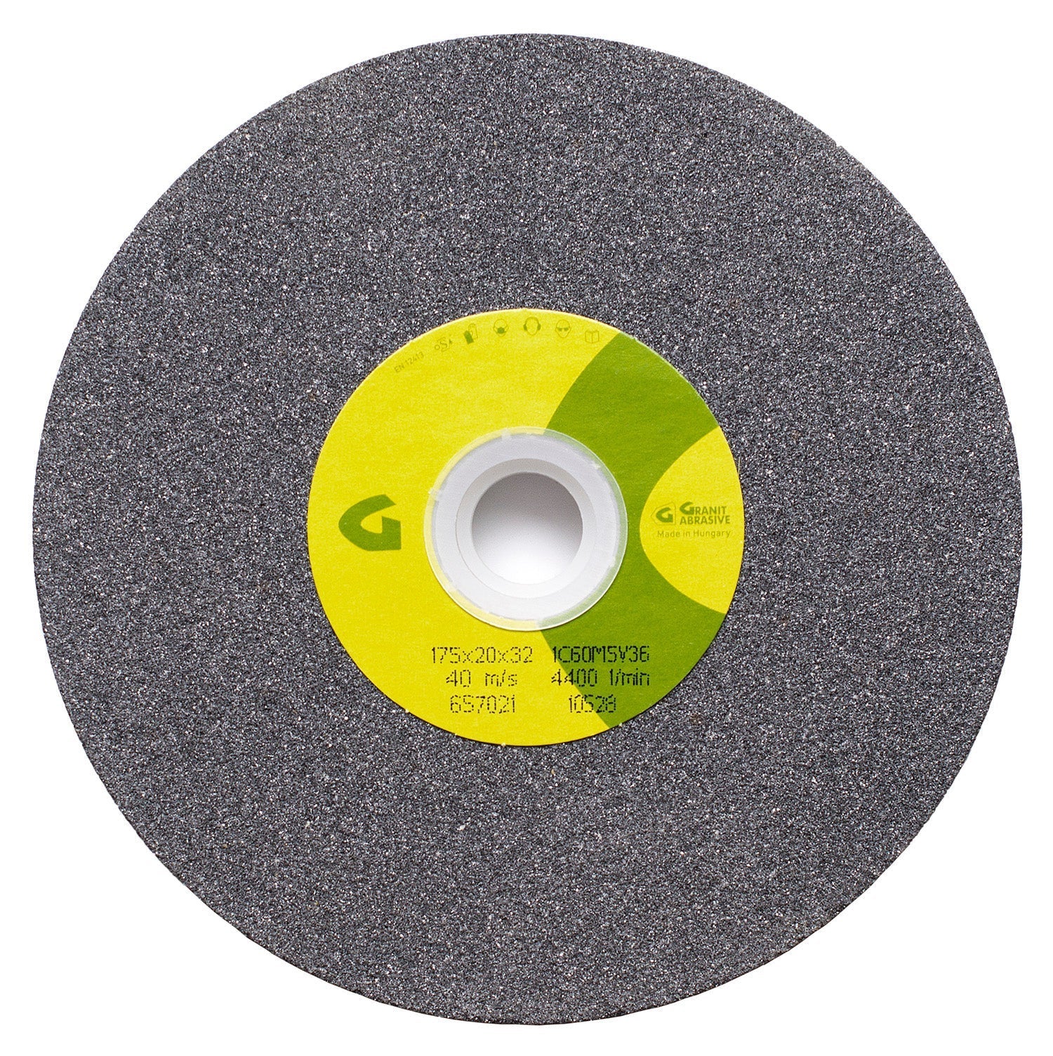 Piatra polizat dreapta 150X20X32 32/25/20 1C60M5V 36 gri