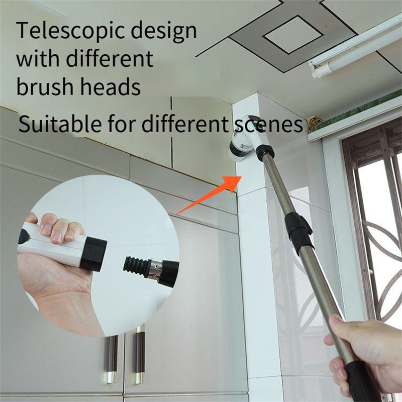 200PCS Nettoyeur électrique, brosse de nettoyage électrique, épurateur de douche avec 9 têtes de brosse remplaçables - 6