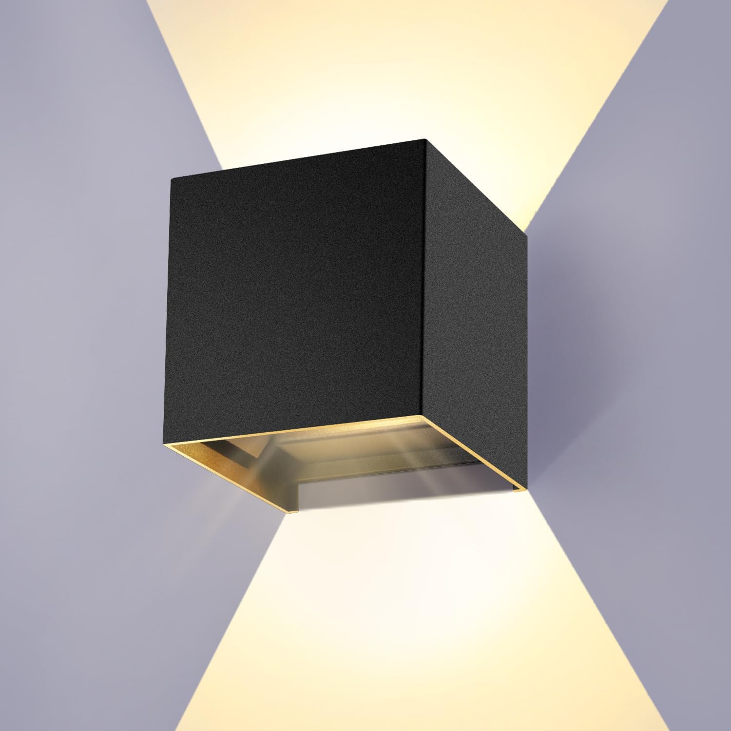 Applique Murale LED Extérieur/Intérieur 12W IP65 – Lumière Orientable Blanc Chaud 3000K Design Up & Down