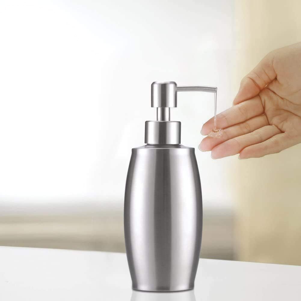 Dozownik do mydła, pompka do piany ze stali nierdzewnej ze sprężyną, 350 ml, 1 sztuka