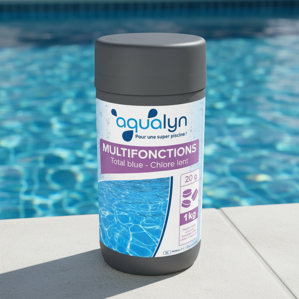 Chlore multifonction en pastilles 20 g pot 1 kg Aqualyn Unité - 2