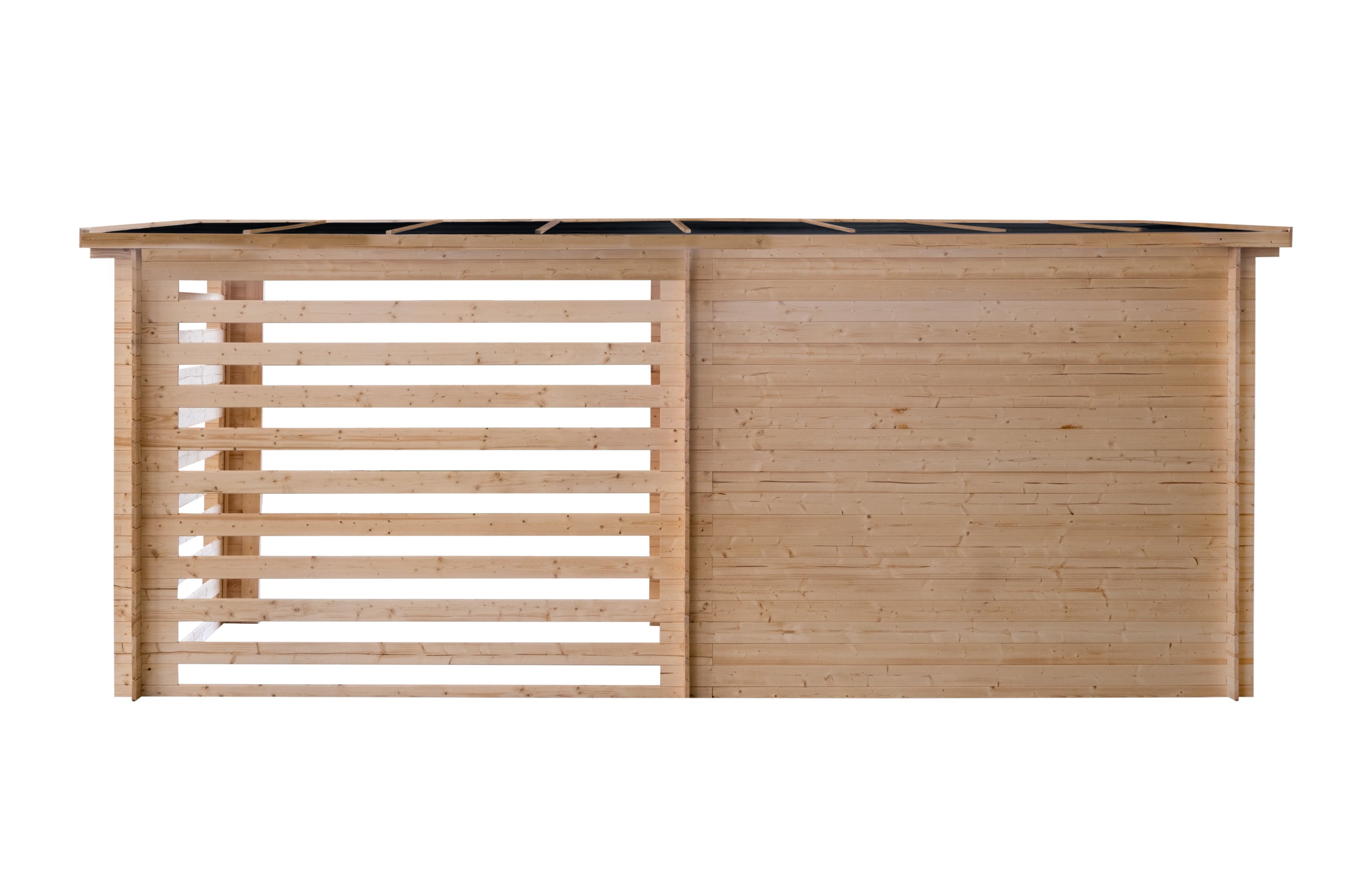 Abri de jardin double espace, 10.5m², 4790 x 2200, ep 19mm, INT046 / Ineksa - 4