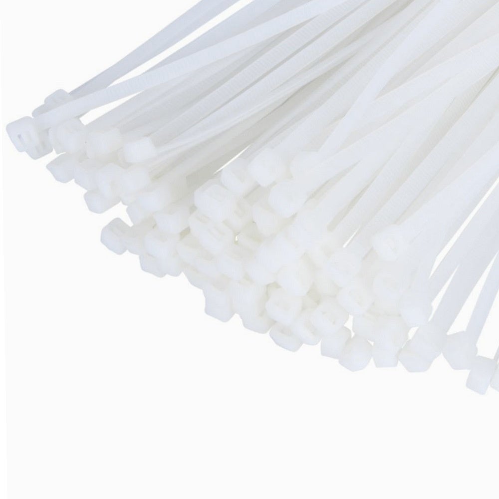 Collier rapide blanc lot de 100 colliers 100 x 2,5 mm - 7