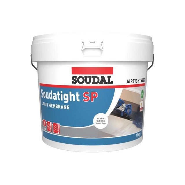 Soudatight SP - Membrane étanche à l'air et à la vapeur EC 1 PLUS - Soudal - 0,6 L Noir