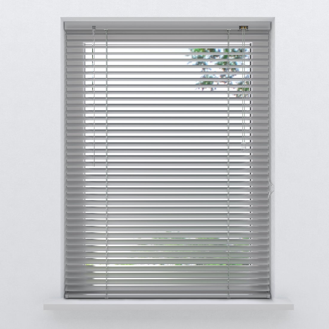 Radeco® Store vénitien en Aluminium Easy - 25 mm - Argent - 60 x 130 cm - 2