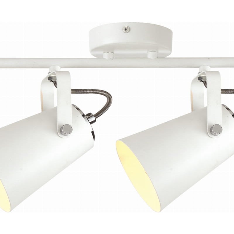 Reflektor sufitowy spot natynkowy Nesta listwa biały 4xE27x25W wym: 73 x 10 cm metal Kaja