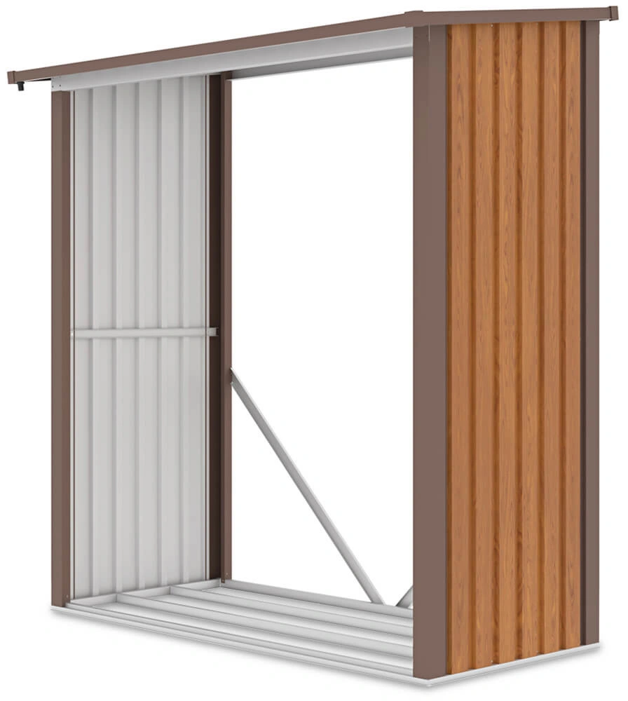 Stojak na drewno, drewutnia DENVER 182x89cm Oak Brown - Hardmaister