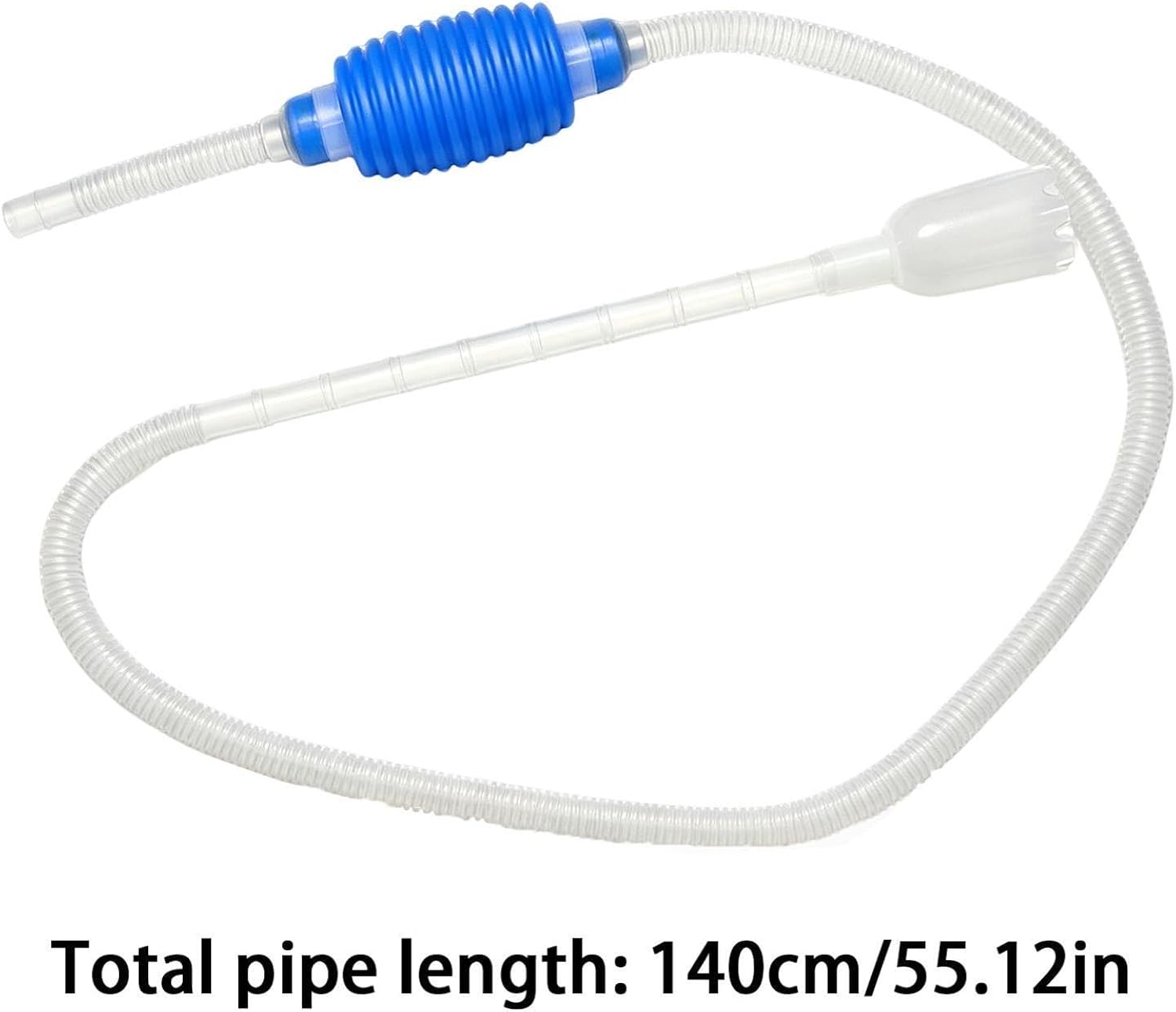 Siphon pour baignoire à poissons Pompe manuelle aspirante nettoyage 1,4 ...